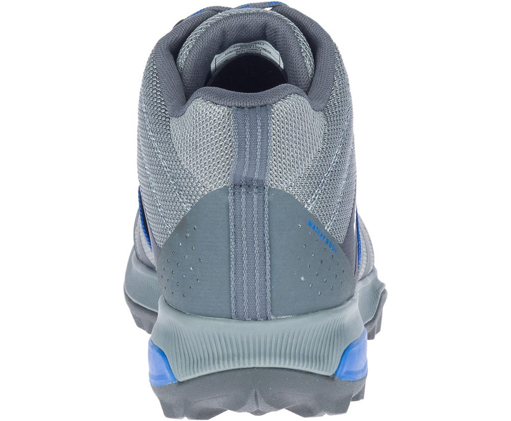 Botas Homem - Merrell Zion Fst Mid Waterproof - Cinzentas - KSR739024